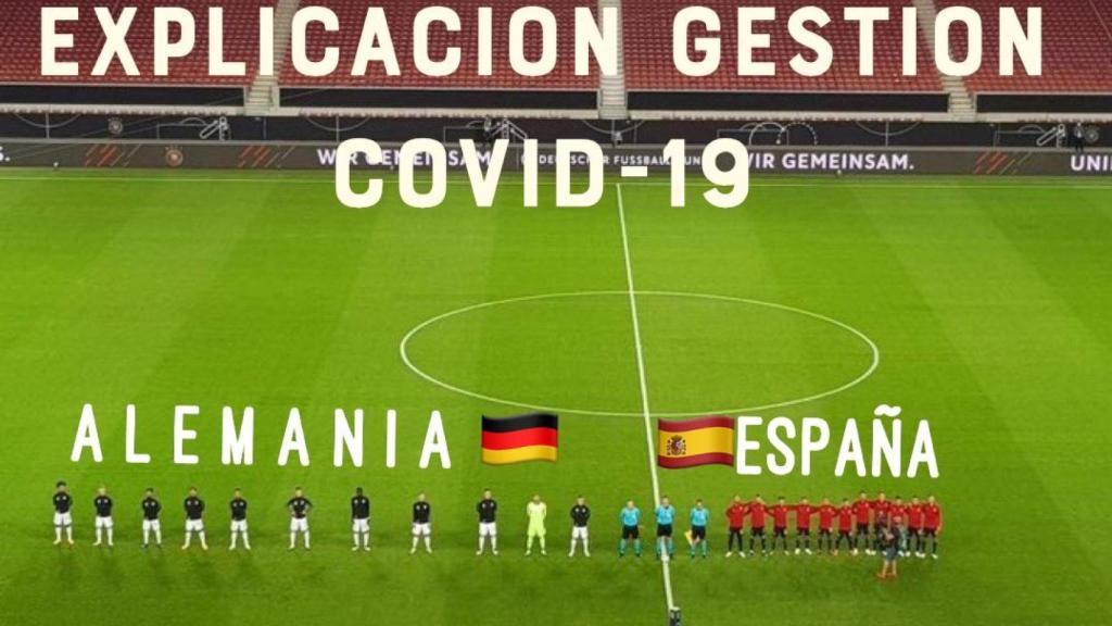 El meme manipulado para comparar los motivos de los contagios en Alemania y España