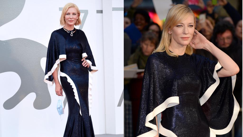Cate Blanchett ha lucido el mismo vestido de Esteban Cortázar con el que posó en 2015.