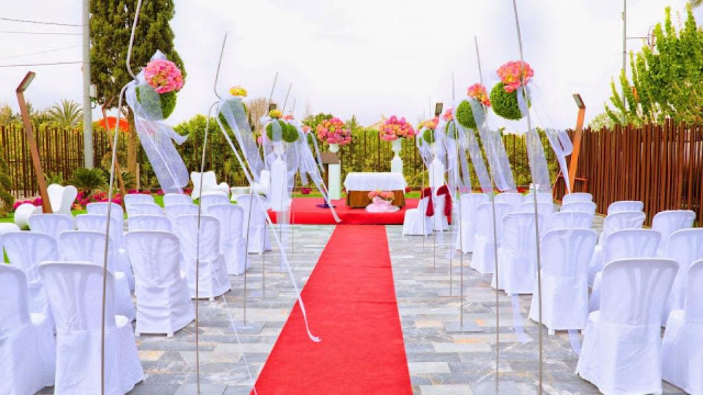 Escenario de boda al aire libre