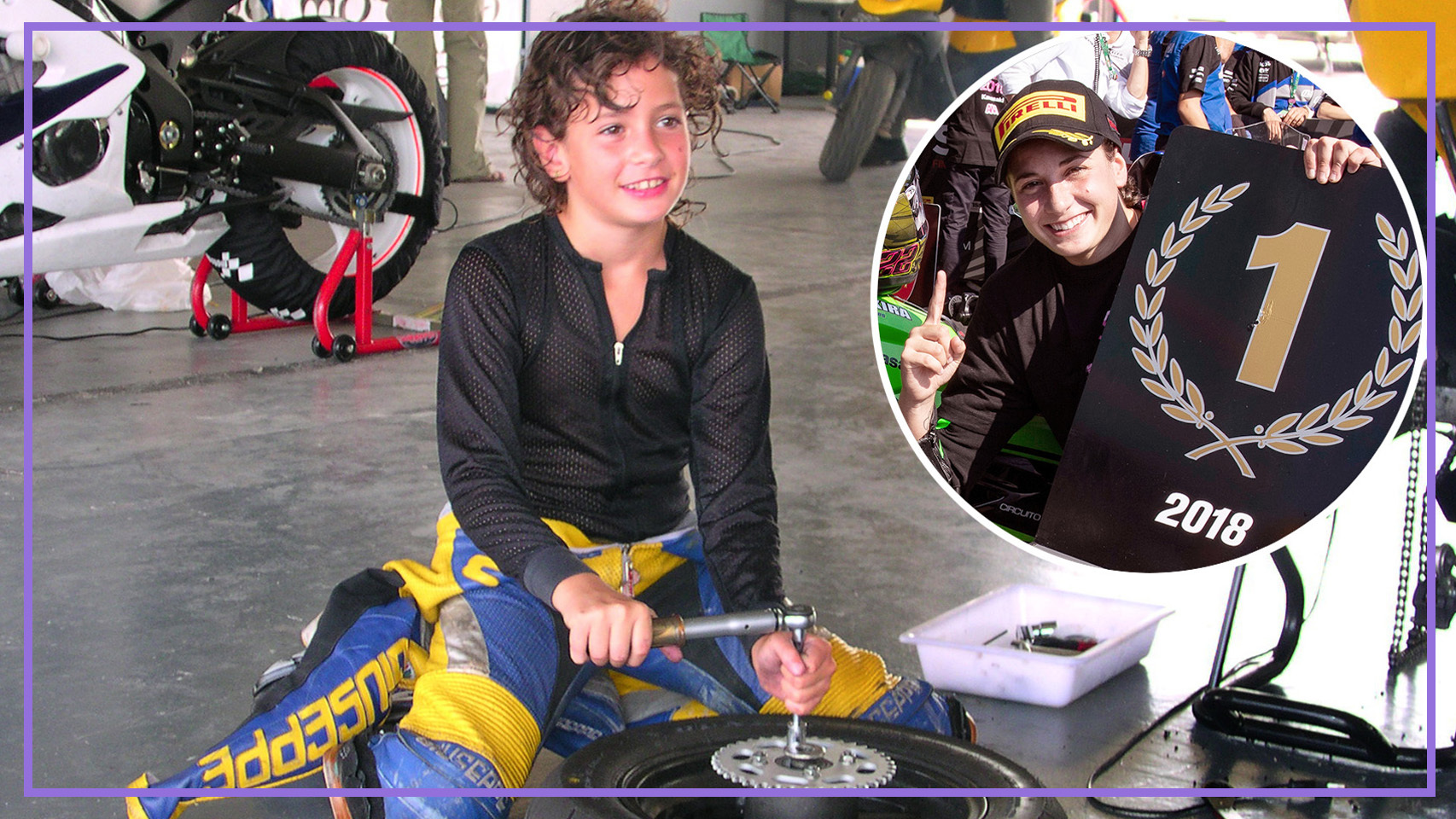 Ana Carrasco, la primera mujer en ganar un mundial de motos.