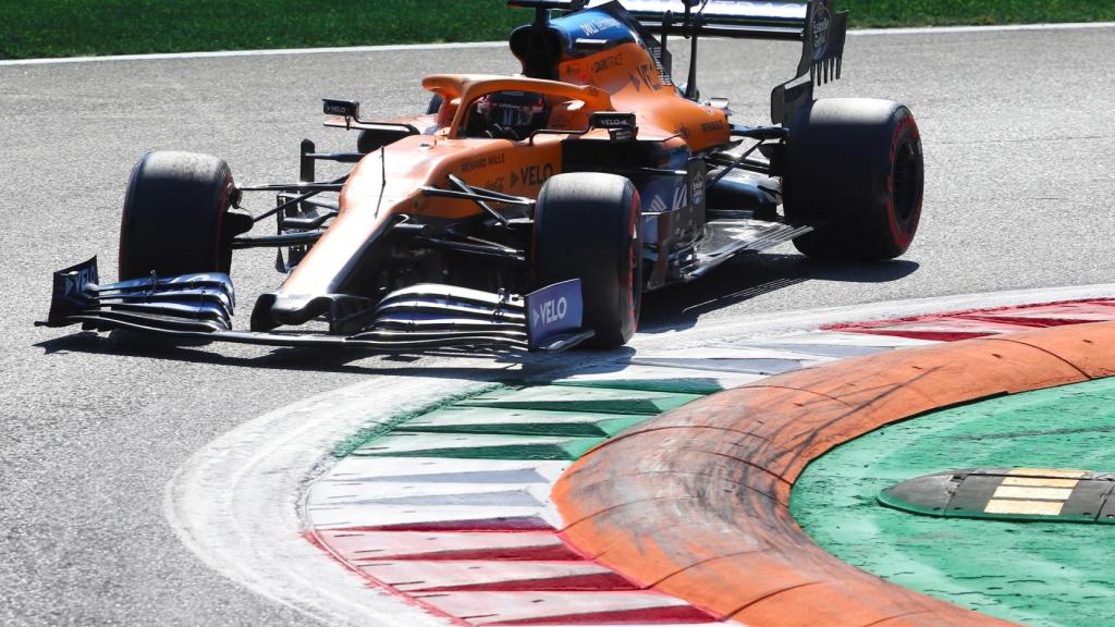 Carlos Sainz en el GP de Italia