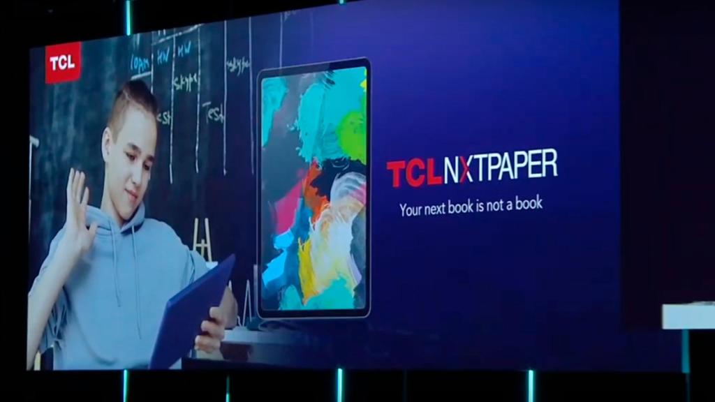 Una nueva pantalla mezcla la idea de libro electrónico y tablet