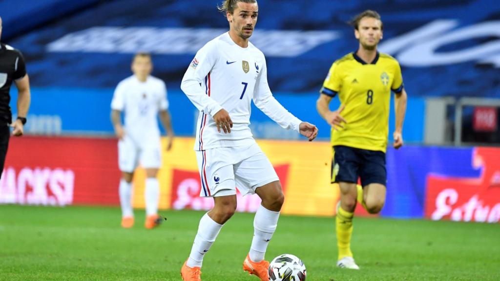 Antoine Griezmann, con la selección de Francia