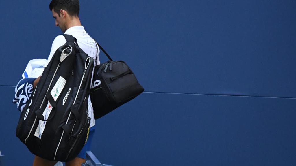 Djokovic, abandonado la Arthur Ashe tras ser descalificado.