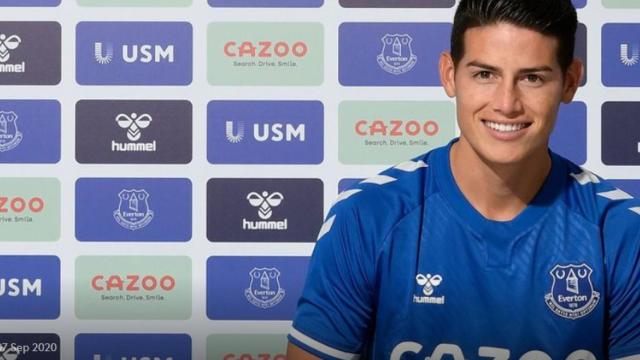 El Everton hace oficial el fichaje de James Rodríguez