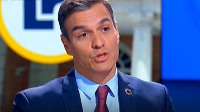 Pedro Sánchez en TVE.