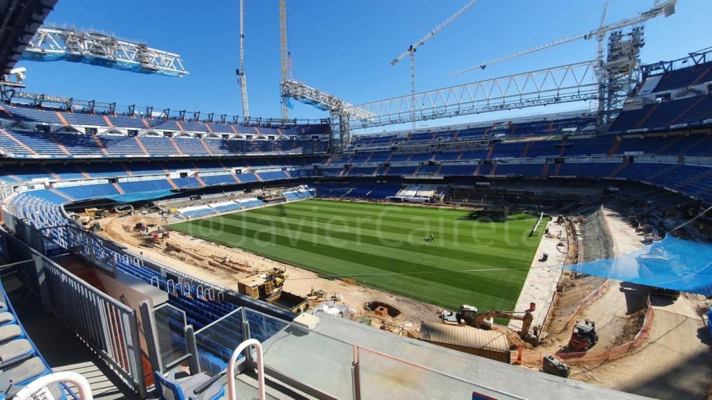 La imagen del Nuevo Estadio Santiago Bernabéu por dentro el 8 de septiembre de 2020