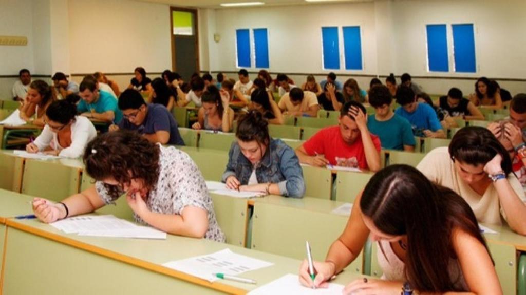 Un aula de la Universidad de Málaga