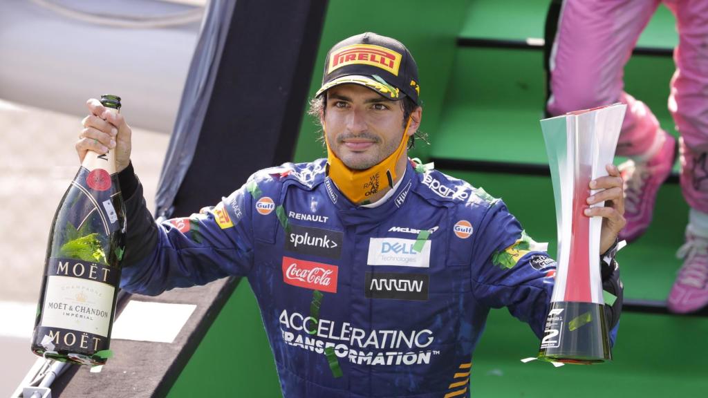 Carlos Sainz, tras su segundo puesto en Monza