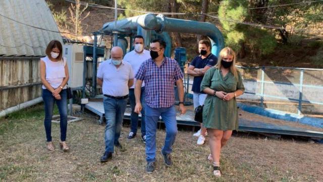 Visita del delegado de la Junta en Albacete a la piscifactoría El Zarzalejo