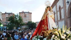 Imagen de archivo de una procesión de la Virgen de la Antigua