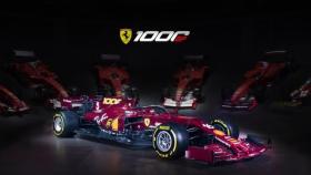 Coche de Ferrari con un diseño especial para el GP de Italia