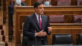 El presidente del Gobierno, Pedro Sánchez, en el Congreso de los Diputados.