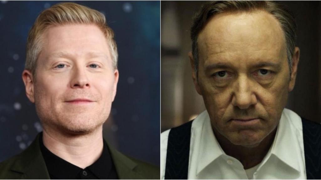 Los actores Anthony Rapp y Kevin Spacey.