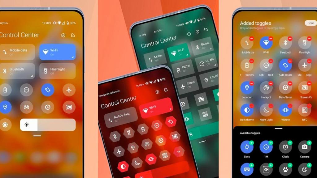 Lleva el centro de control de MIUI 12 a cualquier móvil con esta app