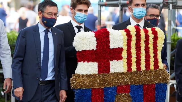 Bartomeu, en la ofrenda de la Diada