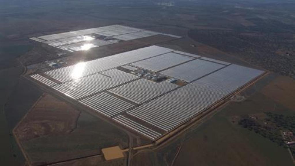 Una planta termosolar.