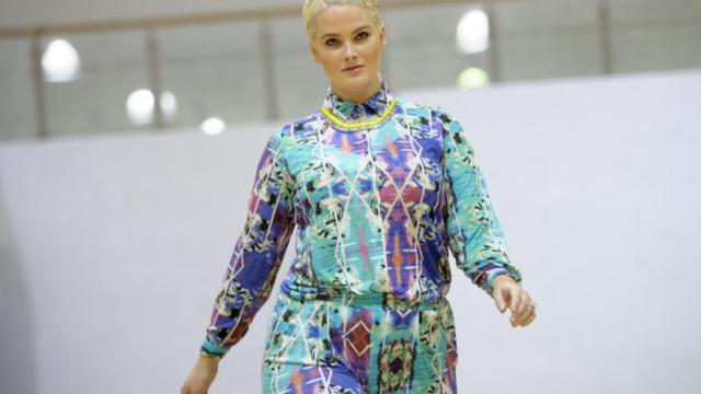 La actriz y modelo 'plus size' Hayley Hasselhoff.