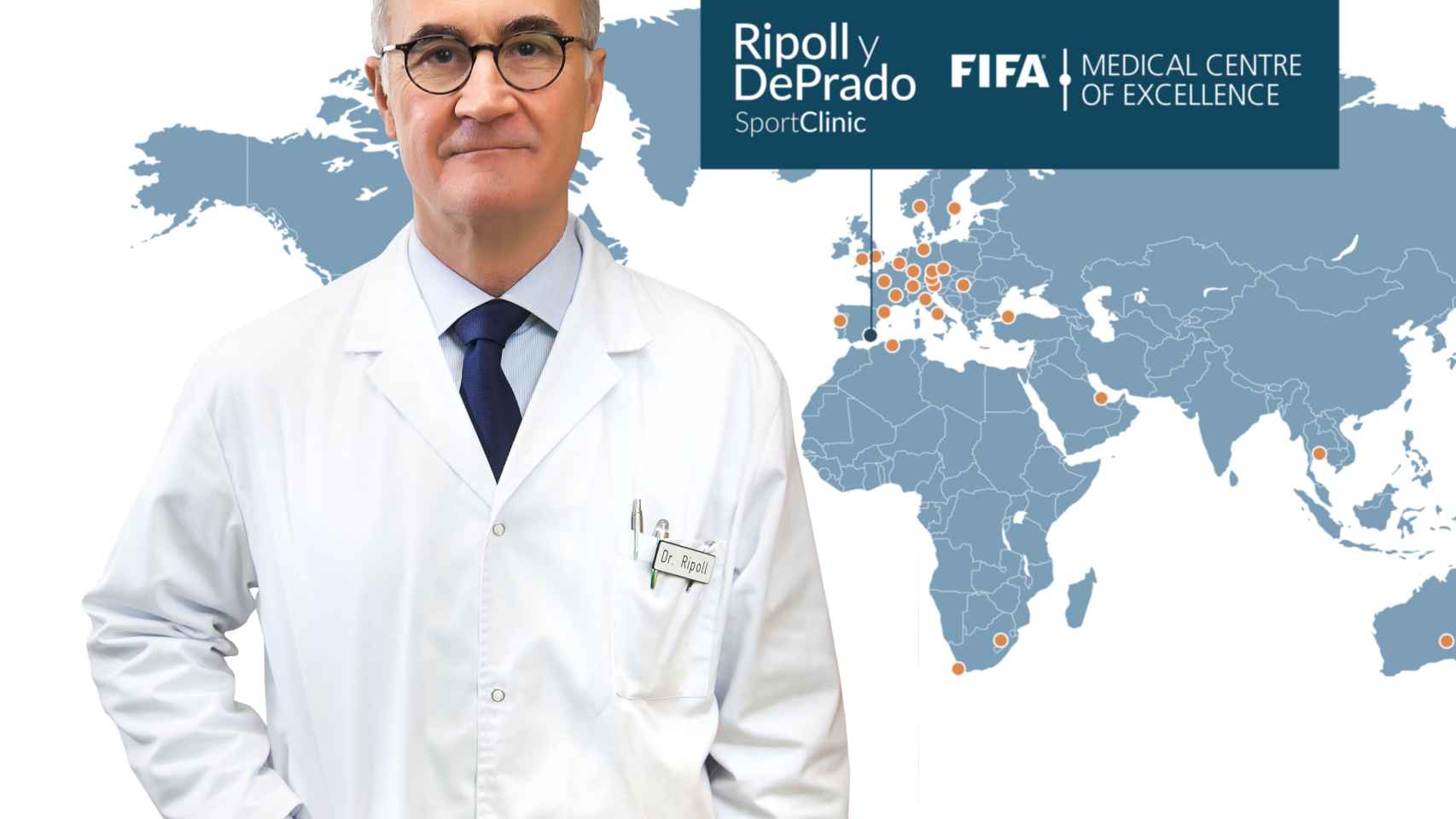 El doctor Ripoll es una eminencia mundial en la medicina deportiva y su consulta atiende a megaestrellas como el ala-pívot de la NBA Pau Gasol.