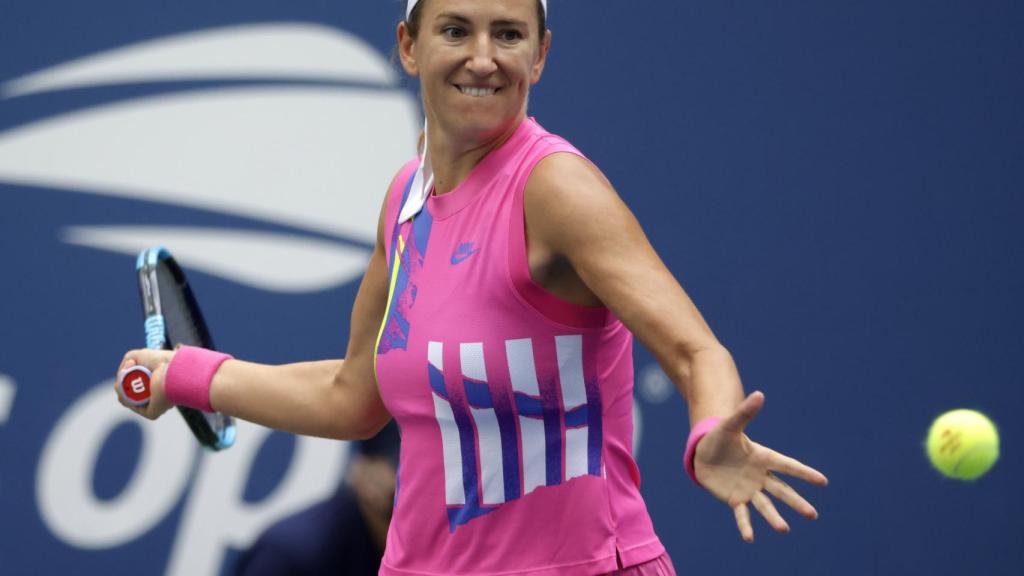 Azarenka, durante la final del US Open.