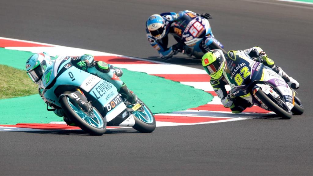 Entrenamiento de Moto3 en el Circuito de Marco Simoncelli