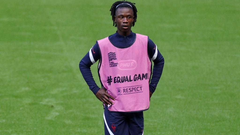 Eduardo Camavinga, con la selección de Francia