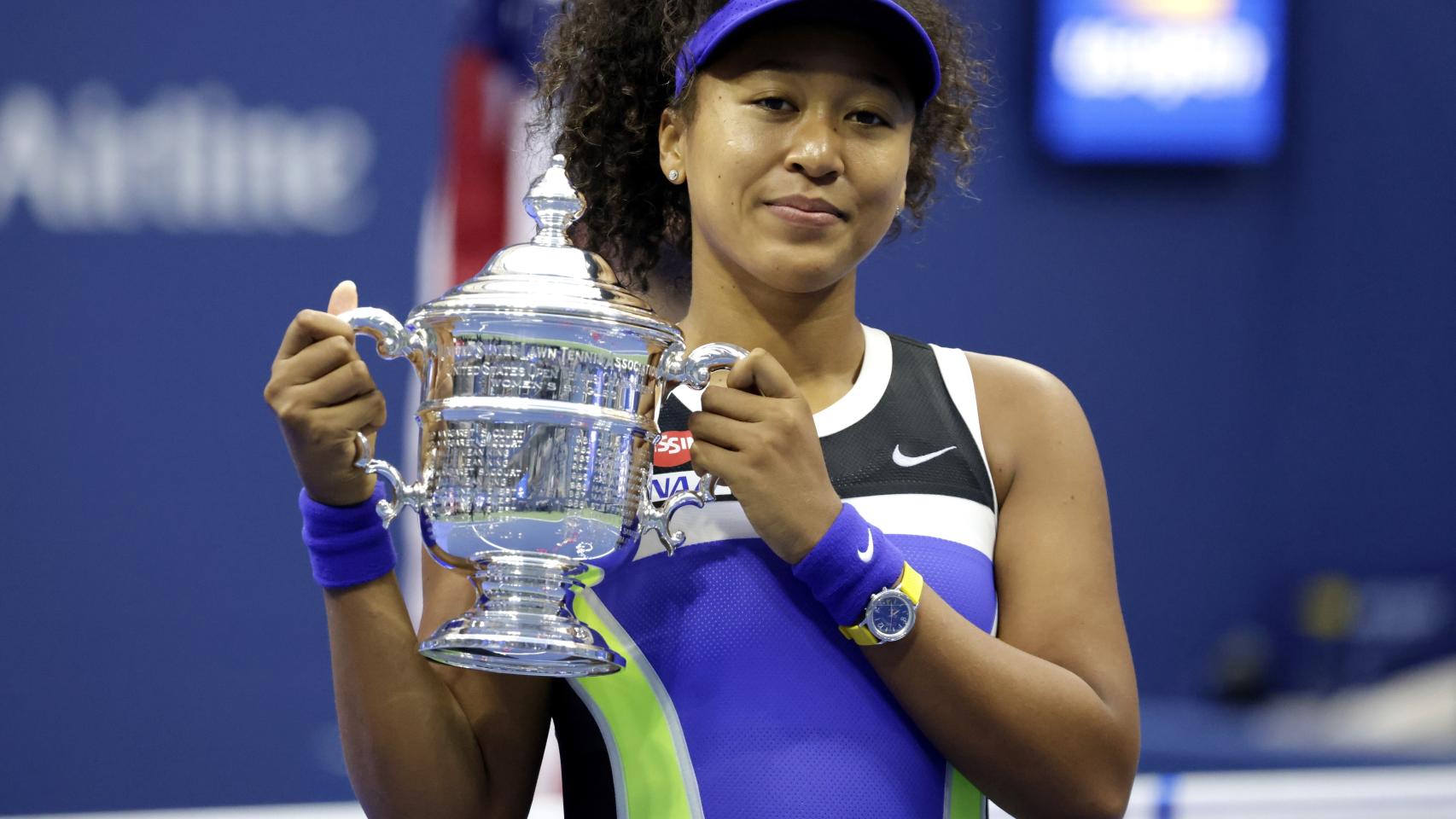 Osaka, con el título de campeona del US Open.