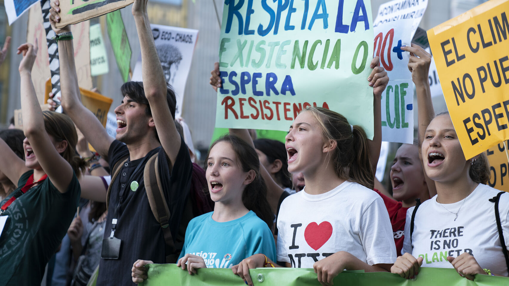 Foto de archivo de la huelga estudiantil por el clima del pasado 27 de septiembre de 2019.