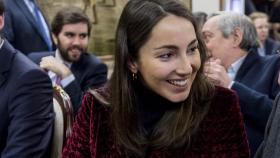 Alejandra Romero, Duquesa de Suárez, en un acto homenaje a su abuelo.