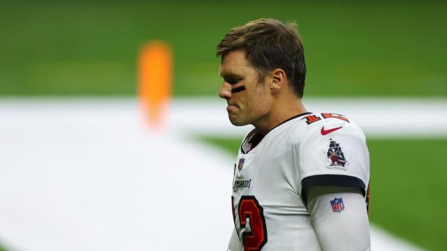 Tom Brady, durante su primer partido con Tampa Bay