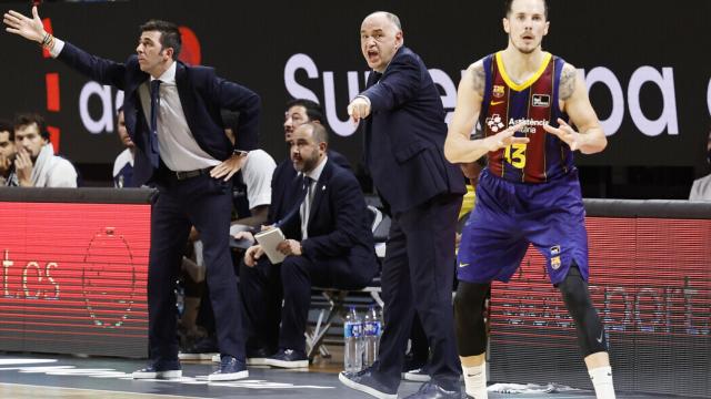 Pablo Laso, durante la final de la Supercopa Endesa 2020