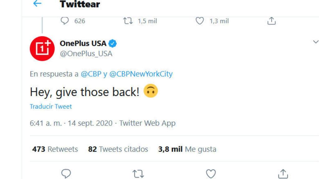 Respuesta de OnePlus al bloqueo de su auriculares en aduanas