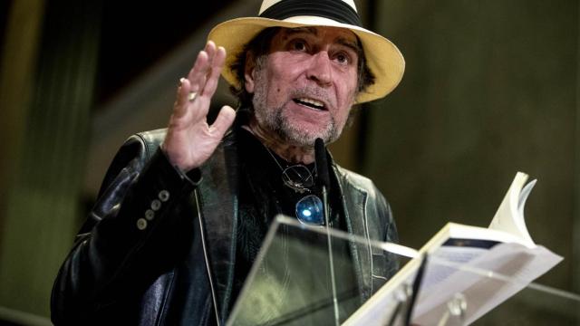 Joaquín Sabina, en el homenaje a Mario Benedetti.