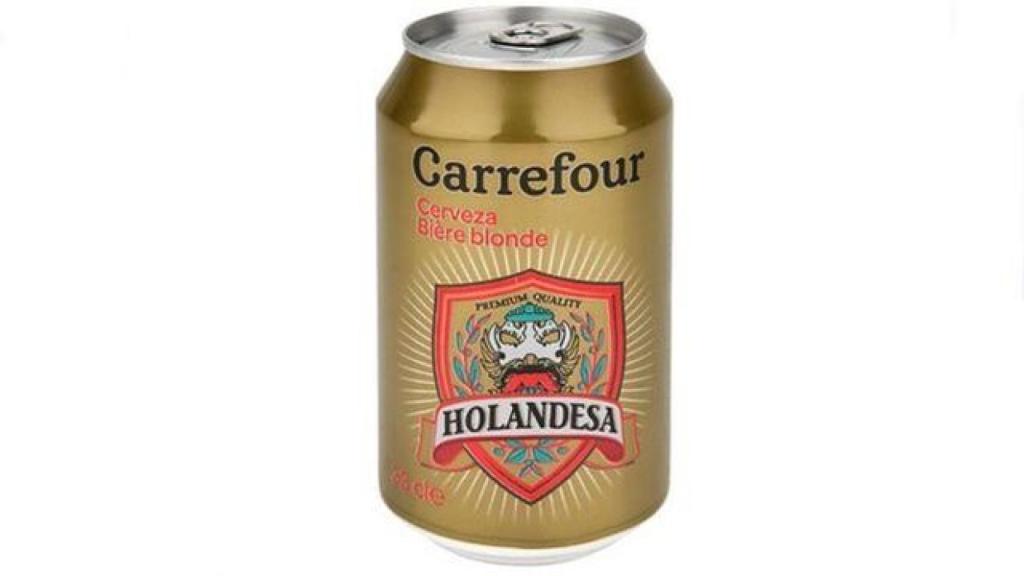 La cerveza Honlandesa de Carrefour.