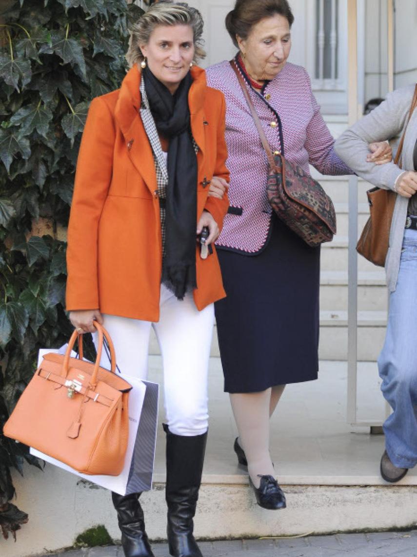 María Zurita y la infanta Margarita, en una imagen de archivo.