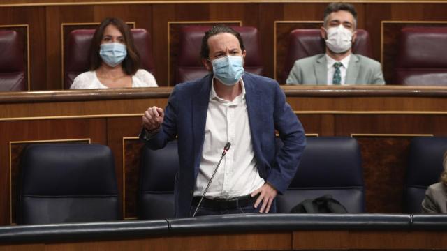 Imagen de Pablo Iglesias en el Congreso.