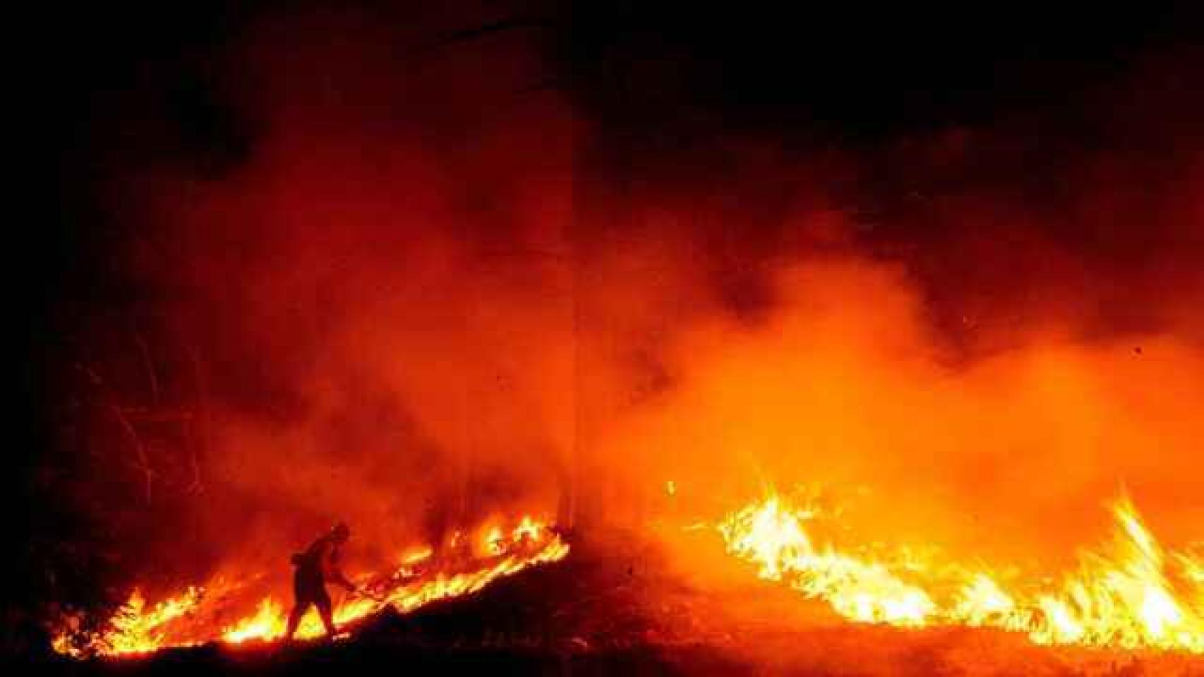 Incendio este verano en California.