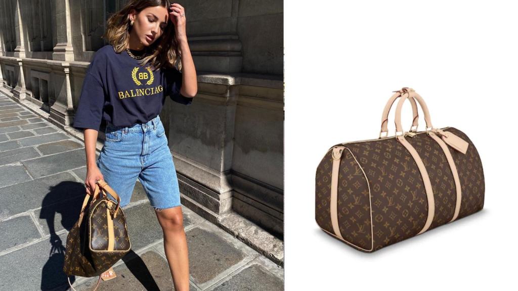 Alexandra Pereira también apuesta por llevar las maletas de Louis Vuitton.