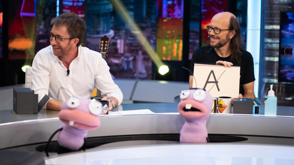 Pablo Motos y Santiago Segura en 'El Hormiguero' (Atresmedia)