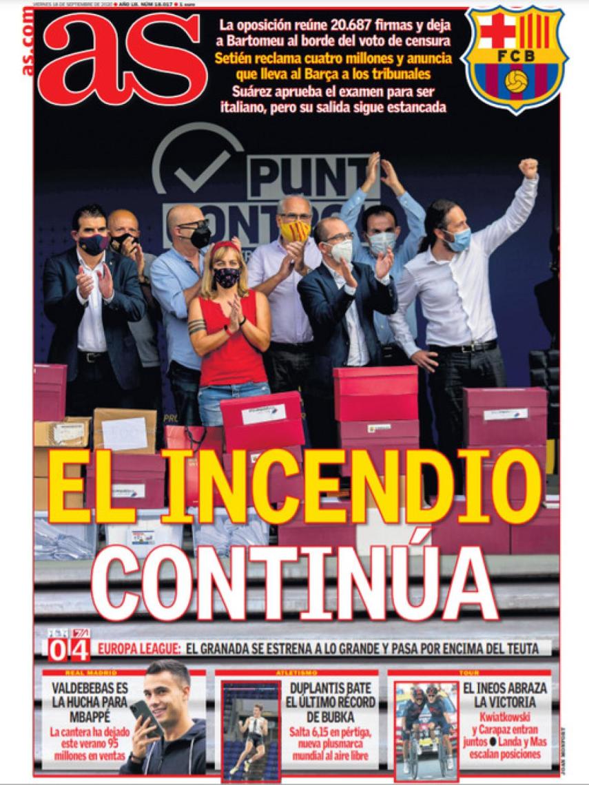 Portada AS 18-09-2020