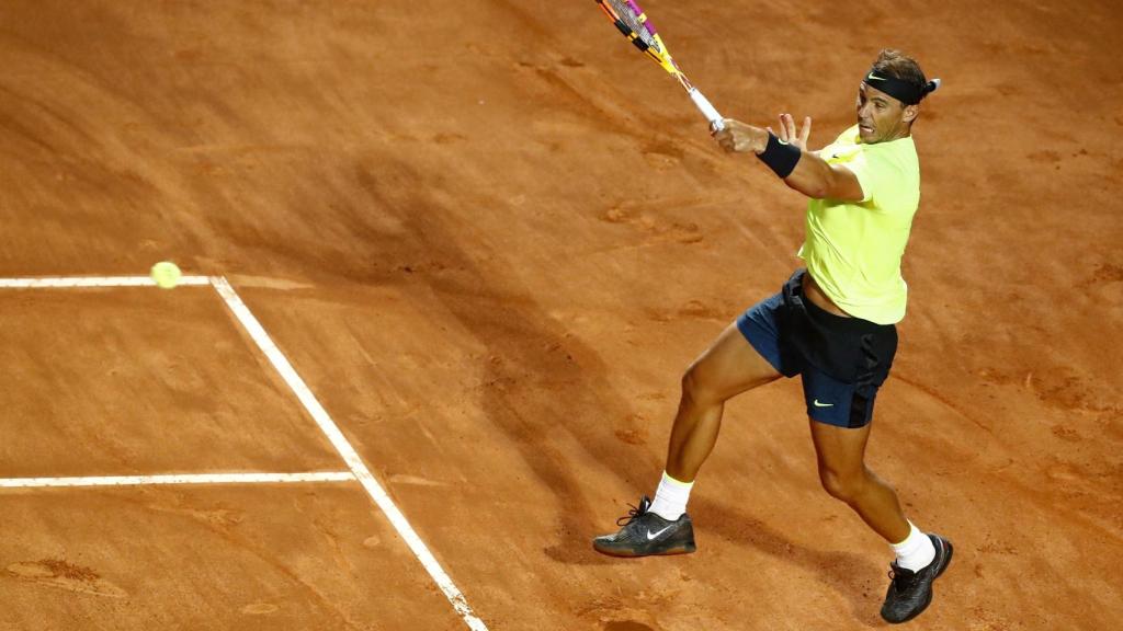 Rafa Nadal durante el torneo de Roma