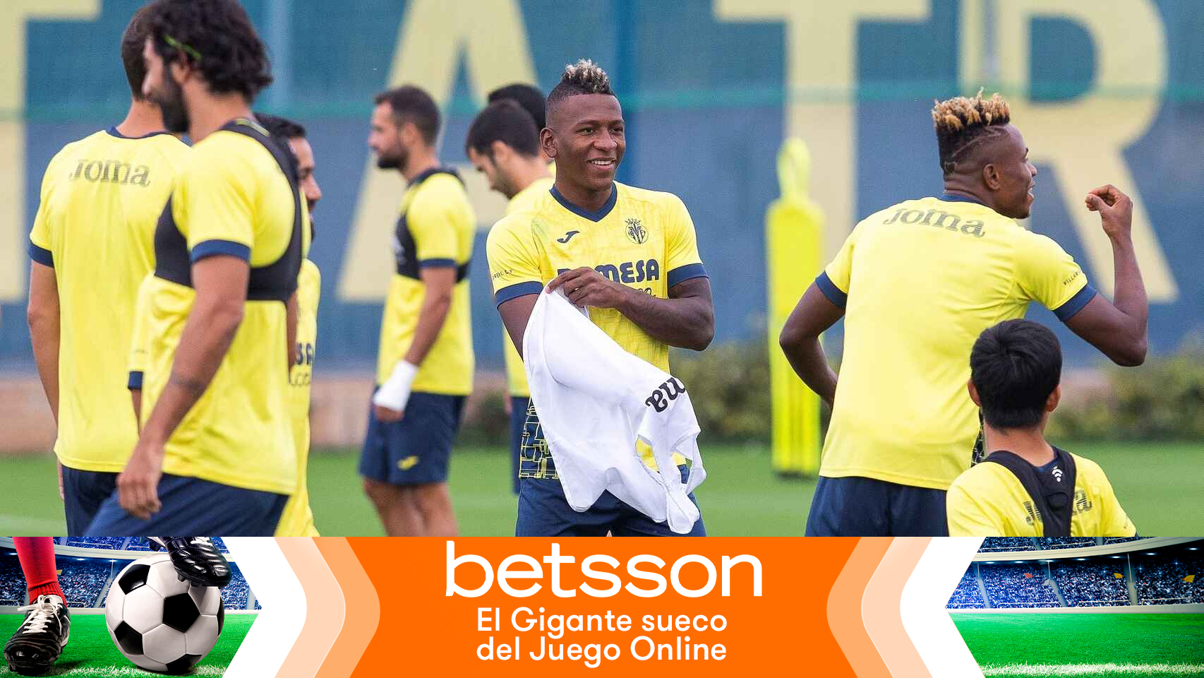 Entrenamiento del Villarreal, con Betsson