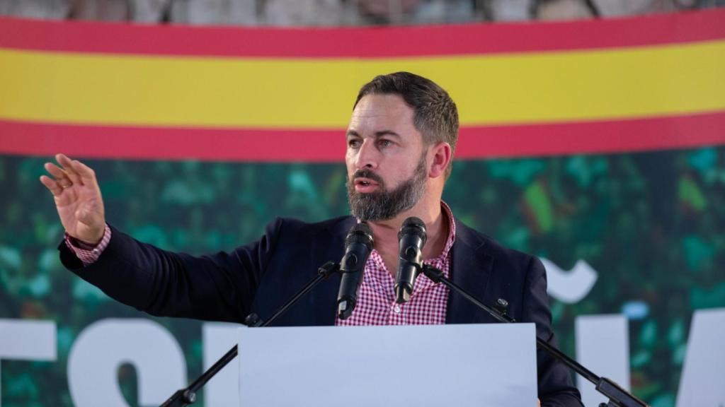 El presidente de Vox, Santiago Abascal.