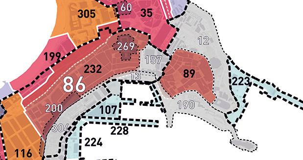 La zona 232 es el barrio de Pesscadería de A Coruña (fuente: ergosfera)