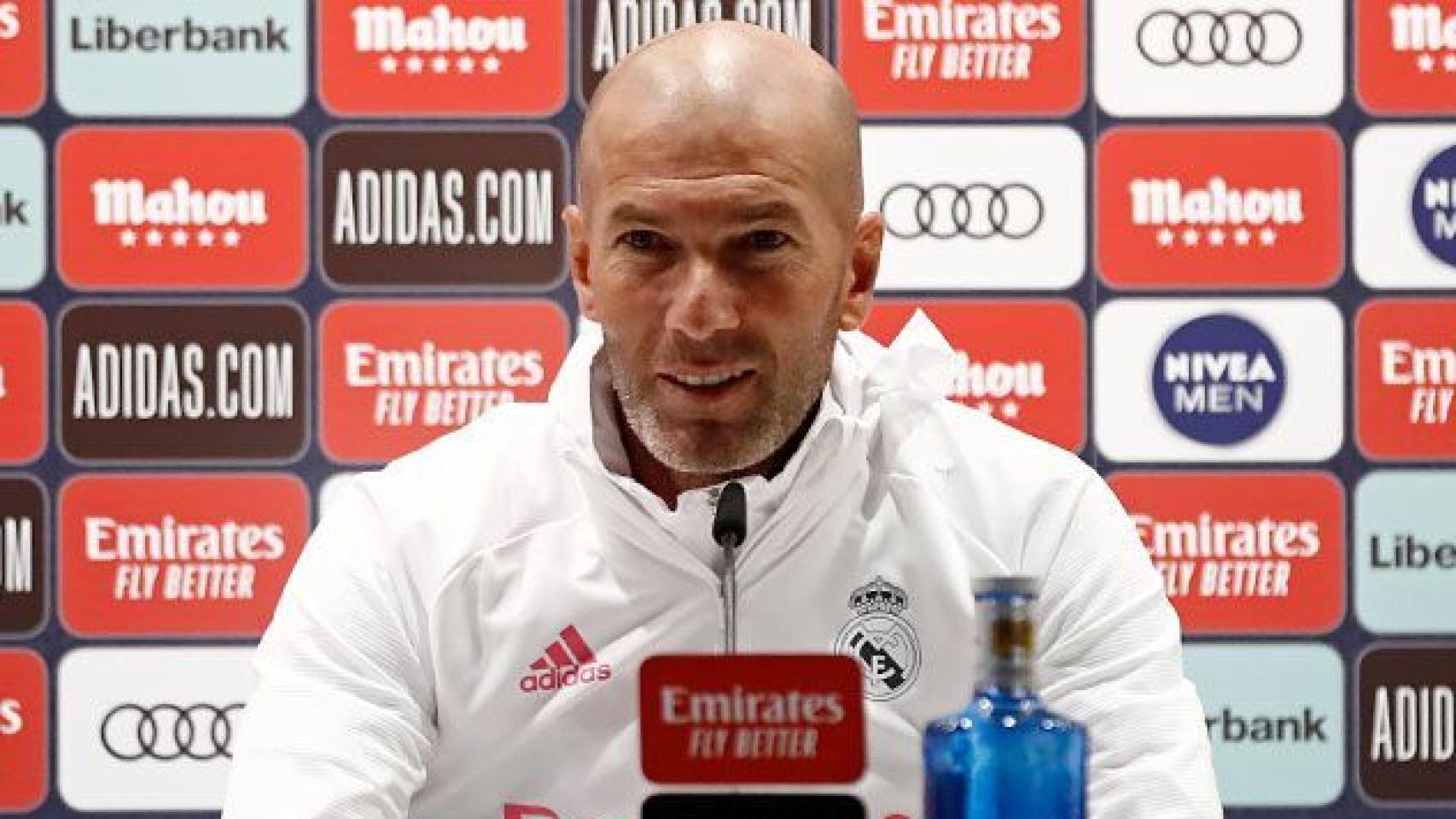 Zinedine Zidane, en rueda de prensa