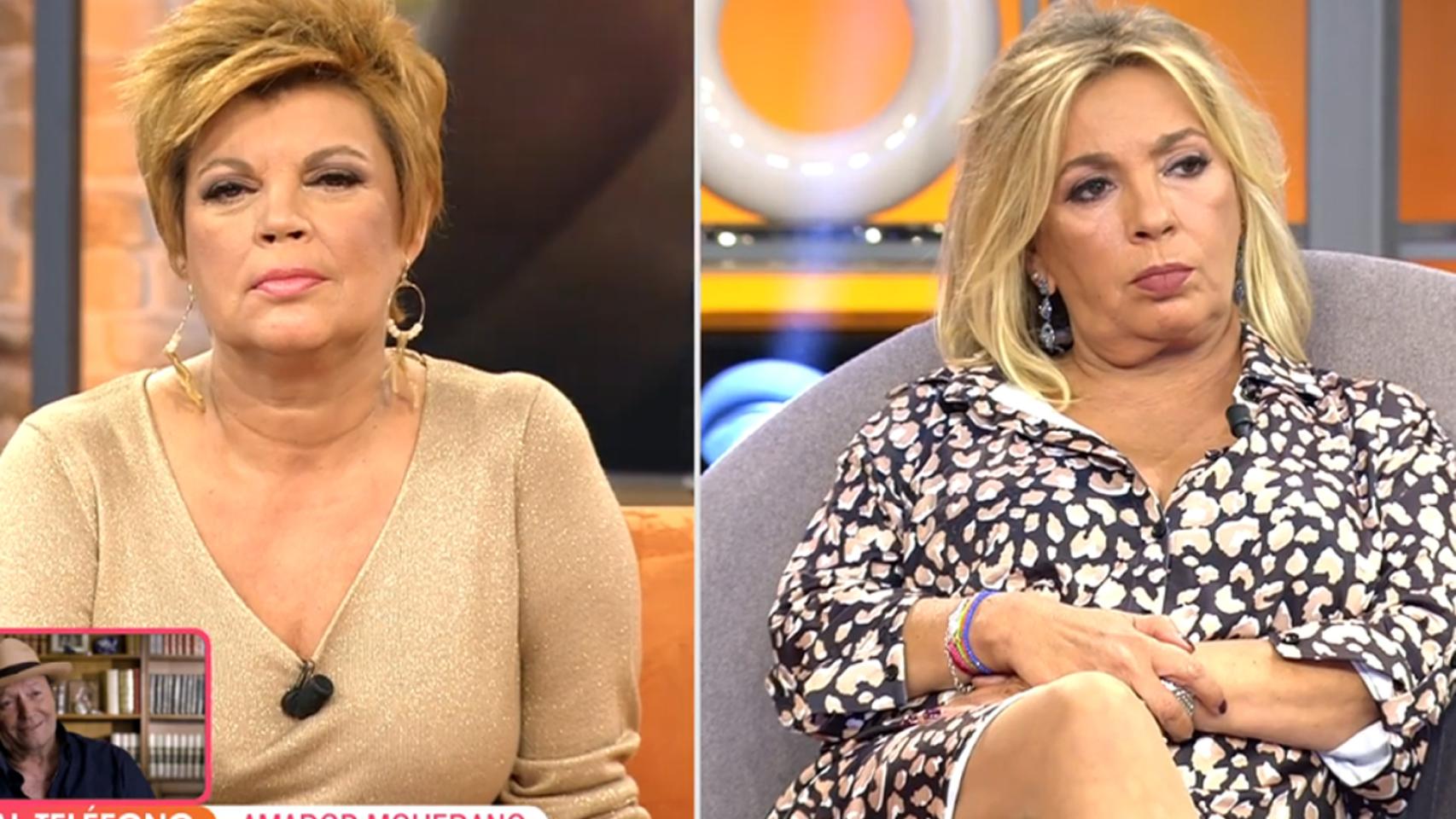 Terelu Campos y Carmen Borrego, en 'Viva la vida' (Telecinco).