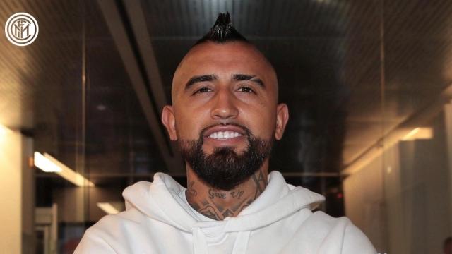 Arturo Vidal, a su llegada a Milán