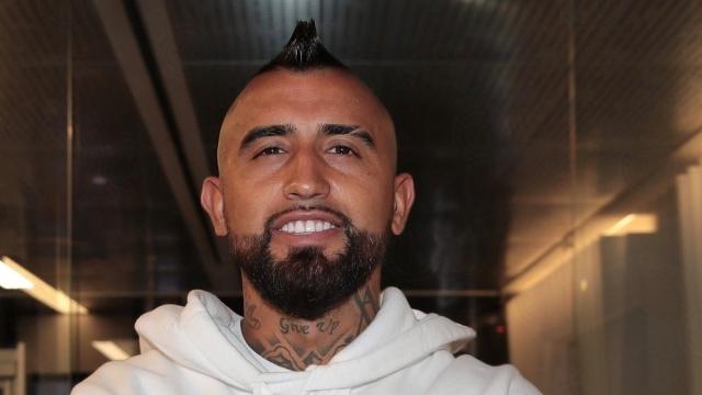 Arturo Vidal, a su llegada a Milán