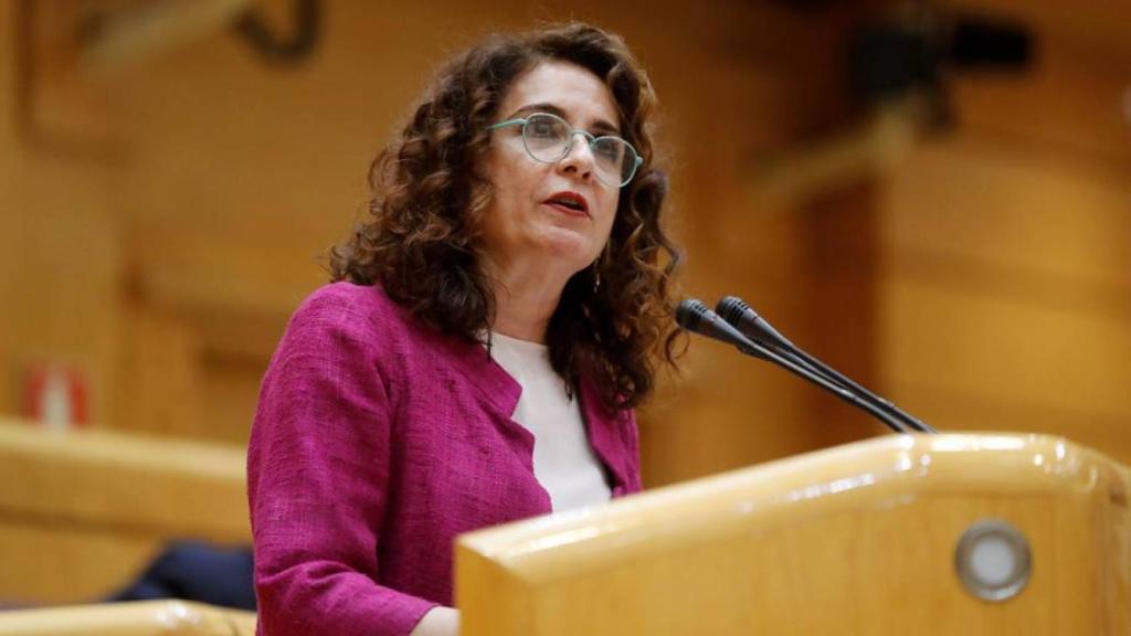 María Jesús Montero, en el Senado.