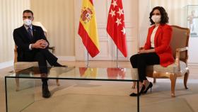 Pedro Sánchez e Isabel Díaz Ayuso, durante su reunión del pasado lunes.